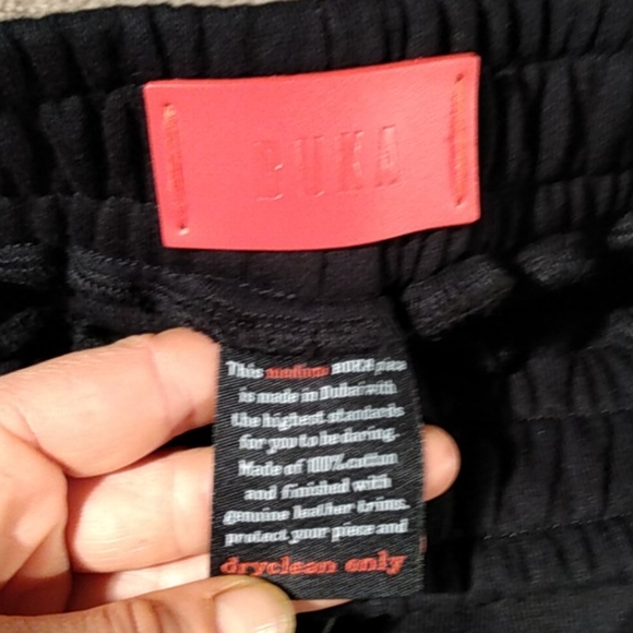 Buka Leather Trim Athletic Shorts - Picture 4 of 4